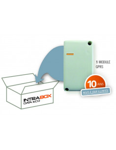 INTRABOX Eco Data ALERTE TECHNIQUE 1 entrée alerte jusquà 4 avec HCR module GSM maj DATA 10 ans INTRATONE HBOXECO-AT