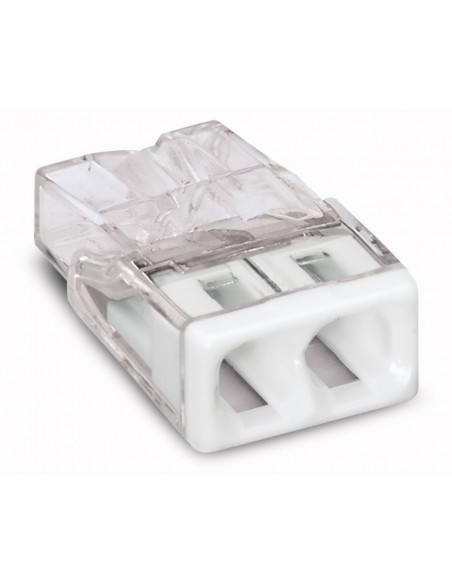 PACK 100 BORNES 2 ENTRÉES WAGO WAG2273-202