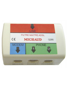 Filtre maître ADSL pour les...