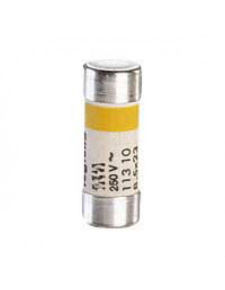 Cartouche cylindrique domestique 8,5x23mm sans voyant 4A LEGRAND 011304